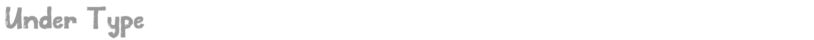 Under Type font preview